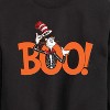 Boys' - Dr. Seuss - Cat in the Hat Boo Cat Graphic Long Sleeve Fleece Sweatshirt - 2 of 4