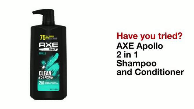 Axe Apollo Sage &#38; Cedarwood Scent 2-in-1 Hair Shampoo &#38; Conditioner - 28 fl oz, 2 of 7, play video
