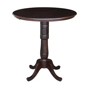 International Concepts 36" Round Top Pedestal Table - 40.9"H - 1 of 4