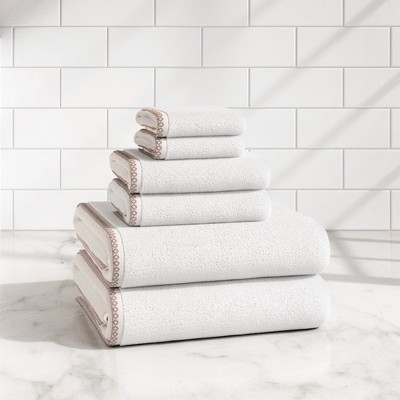 Boho Border Cotton Quick-Dry Towel Set - Great Bay Home