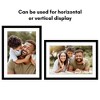 Americanflat 20x28 Picture Frame with Polished Plexiglass, Use as 16x24 Frame with Mat or 20x28 Frame Without Mat, Epic Collection, Black - 4 of 4
