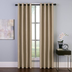 1pc Light Filtering Malta Window Curtain Panel - Curtainworks - 1 of 4