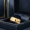Jewelry Avalanche Gold IP Polished Finish Dome Tungsten Carbide Wedding Band, Comfort-fit, 9mm - 4 of 4