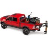 Bruder RAM 2500 Power Wagon with Scrampler Ducati Desert Sled - 4 of 4