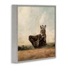 Stupell Industries Bear Holding Paws Watching Sunset, 12" x 12" - 3 of 4