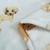 Home Mart Goods Dog Puppies Blue Soft Plush Fleece Cozy Throw Blanket - 50" x 70" - 4 of 4