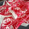 Anna-Kaci Floral Print Satin Square Scarf Lightweight Soft Neck Hair Accessory 27.5×27.5 Inches - 4 of 4