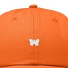 Dalix Lil Butterfly Embroidered Cotton Cap Outdoor Dad Hat Womens - 2 of 4