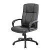 Caressoft Executive High Back Chair Black - Boss Office Products - image 3 of 4
