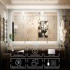 Keonjinn Smart LED Bathroom Vanity Wall Mirror, 3 Color Temperatures Dimmable, Frontlit & Backlit, Dimmable, Acrylic Edge, Anti Fog, Radar Sensor - 2 of 4