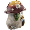 7.5 Inch Toad Abode Garden Statue Frog House Mushroom Garden Statues - 3 of 3