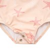 Gerber Baby Girls' and Toddler Long Sleeve One Piece Rashguard Swimsuit - 3 of 4