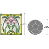 Design Toscano Glasgow Basket Tiffany-Style Stained Glass Window - 3 of 4