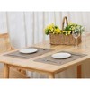Unique Bargains Dining Heat Resistant Faux Leather PU Placemats 17 x 12 Inches 6 Pcs - 2 of 4