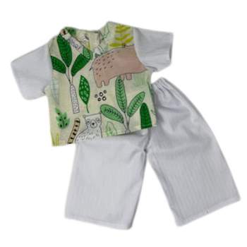 Doll Clothes Superstore Jungle Scrubs Fit 15-16 Inch Baby Dolls