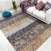 Modern Abstract Patchwork Pattern Rugs for Living Room Thin Washable Low Pile Area Rug Indoor Soft Carpet for Bedroom - 4 of 4