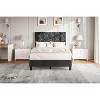 Upholstered Bed Frame with Adjustable Headboard - Wood Slat Support, No Box Spring Needed, Platform Bed with Strong Metal Frame - 3 of 4