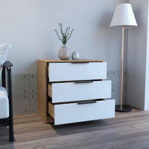 CAVINAS Dresser with 3 Drawer for Bedroom,Dressers & Chest of Drawers with Superior Top for Dining Room,Living Room,Entryway - 1 of 4
