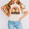 Simply Sage Market Women's Sunshine On My Mind Rainbow Short Sleeve Relaxed Fit Cropped Tee - 2 of 3