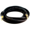 Monoprice Premier Series 1/4 Inch (TRS) Male to Male Cable Cord - 15 Feet - Black | 16AWG (Gold Plated) - 2 of 4