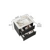 NicBex 24/30/36" Floating Bathroom Vanity with Ceramic Sink,Wall-Mounted Storage Cabinet with Drawers,Plywood Frame,No Faucet/Mirror Included - 3 of 4