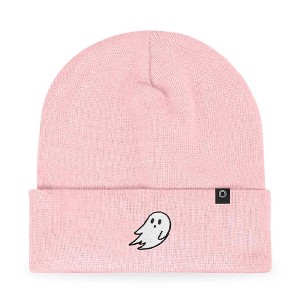 Dalix Ghost Embroidered Beanie Hat Knit Cap Cold Weather Womens - 1 of 4