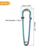 Unique Bargains Metal DIY Blankets Crafts Brooch Making Home Sewing Large Safety Pins 32 Pcs - 2 of 4