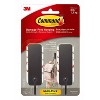 Command 2pk Wire Decorative Hooks Black: Matte Wall & Towel Hook, Heavy Duty, 3 lb Capacity - 2 of 4