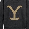 Women's - Yellowstone - Official Yellowstone Merchandise Lightweight French Terry Wide Neck Long Sleeve Shirt - 2 of 4