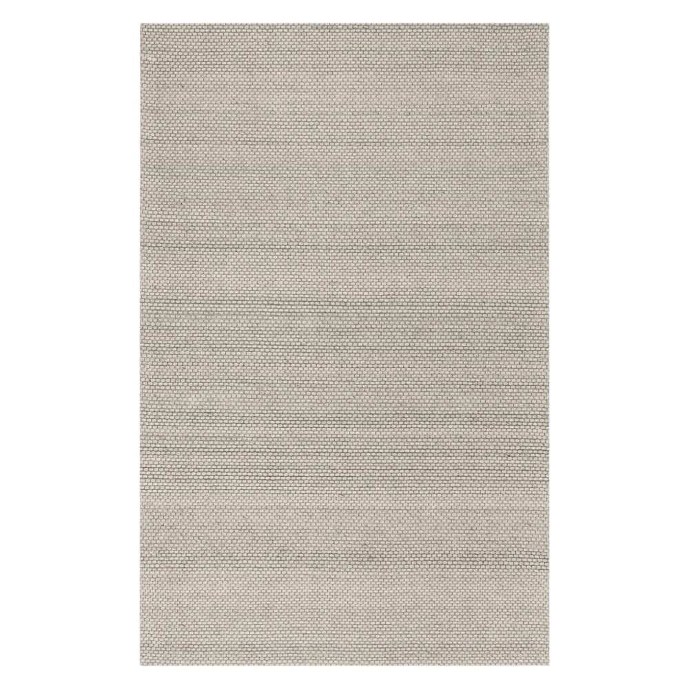 5'x8' Solid Woven Area Rug Gray - Safavieh