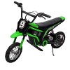 Electric Dirt Bike for Kids, 24V 350W Kids Electric Motorcycle, 3-Speed Modes, Metal Suspension, Children Ride-On Motocross Dirt Bike for 3-8 - 2 of 4