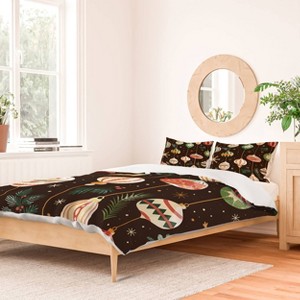 Deny Designs Full/Queen Emanuela Carratoni Christmas Decorations Duvet Cover and Pillow Sham - 1 of 4