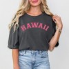 Simply Sage Market Women's Hawaii Curved Short Sleeve Garment Dyed Tee - 2 of 3