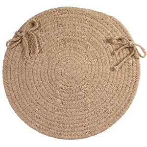 Colonial Mills Bristol Chair Pad, Oatmeal, Set of 4 - 1 of 1
