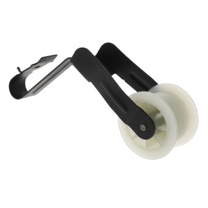 ERP® Replacement Dryer Idler Pulley 691366 for Select Dryers in Black - 1 of 4