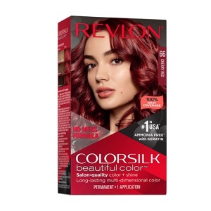 Revlon Colorsilk Beautiful Color Permanent Long-Lasting High-Definition with 100% Gray Coverage Hair Color - 4.4 fl oz - 1 of 4