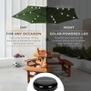 Best Choice Products 7.5ft Outdoor Solar Patio Umbrella for Deck, Pool w/ Tilt, Crank, LED Lights - 3 of 4