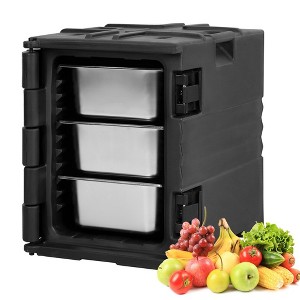 82 Qt Commercial Insulated Food Pan Carrier Catering Hot Cold Serving Dish box - 1 of 4