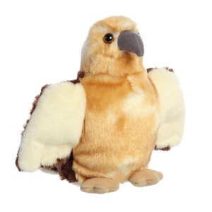 Aurora Small Ranger Hawk Mini Flopsie Adorable Stuffed Animal Brown 6.5" - 1 of 4