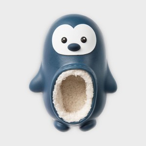 FOAMWALK Toddler Unisex Novelty House Clogs with Faux Fur Lining - Penguin Slippers for Toddler Boys/Girls - 1 of 4