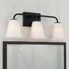 Capital Lighting Brody 3 - Light Vanity in  Matte Black - 2 of 4