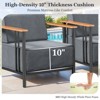 Gymojoy Outdoor Sofa Funiture with Thick Cushion for Garden Yard - 4 of 4