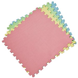 Home Mart Goods EVA Foam Interlocking Puzzle Play Mat - 10 Piece Set - 1 of 4