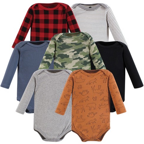 Hudson Baby Set Di Body A Maniche Lunghe Per Neonata - 100% Cotone Morbido - Confezione Multipla - 2