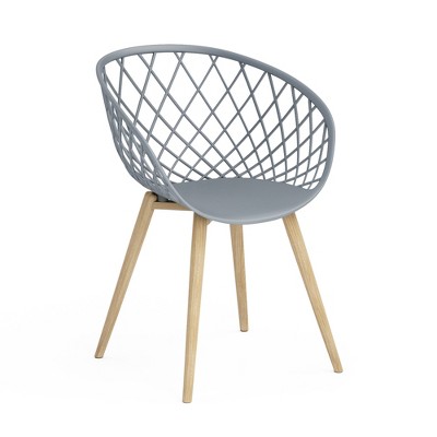 Set of 2 Kurv Chair White - Jamesdar