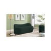 Meridian Furniture,Flair Boucle Fabric Bench - 2 of 4