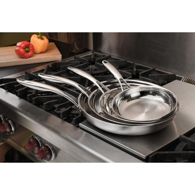 Frieling, Black Cube Stainless Fry pan, Satin, 3 of 6