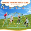 Whisen Kids 10FT Climbing Dome, UV/Rust-Resistant Steel, with Climbing Grip, Gift for Kids - Yellow & Blue - 3 of 4