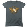 Women's Wonder Woman Movie Lasso Logo T-Shirt - 4 of 4