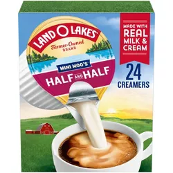 Land O Lakes Mini Moo's Half & Half Creamer - 24ct/0.30 fl oz